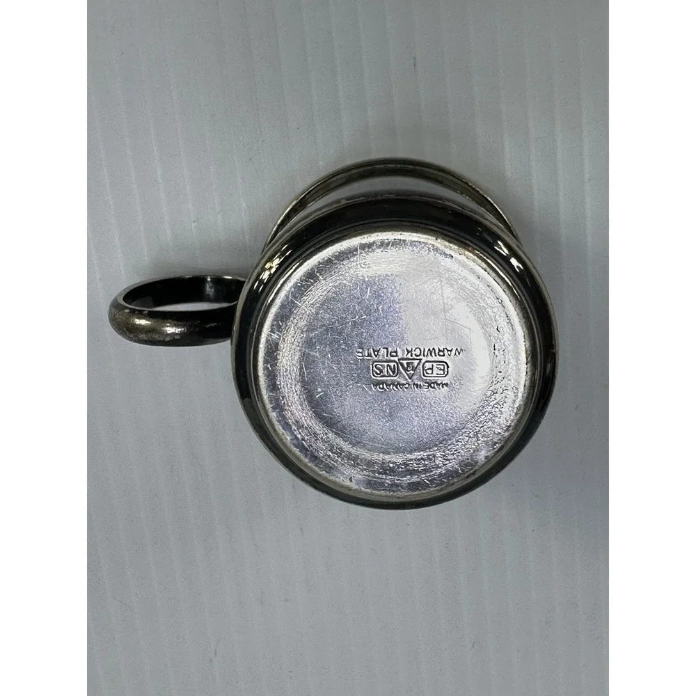Vintage Warwick Plate Silver Plated‎ Cup Engraved Katheline On Front